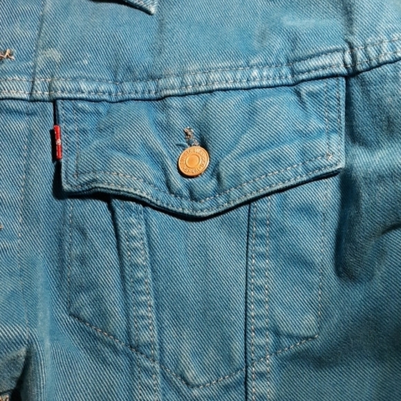 Vintage 1990s Levi's jacket made in USA - Picture 3 of 6